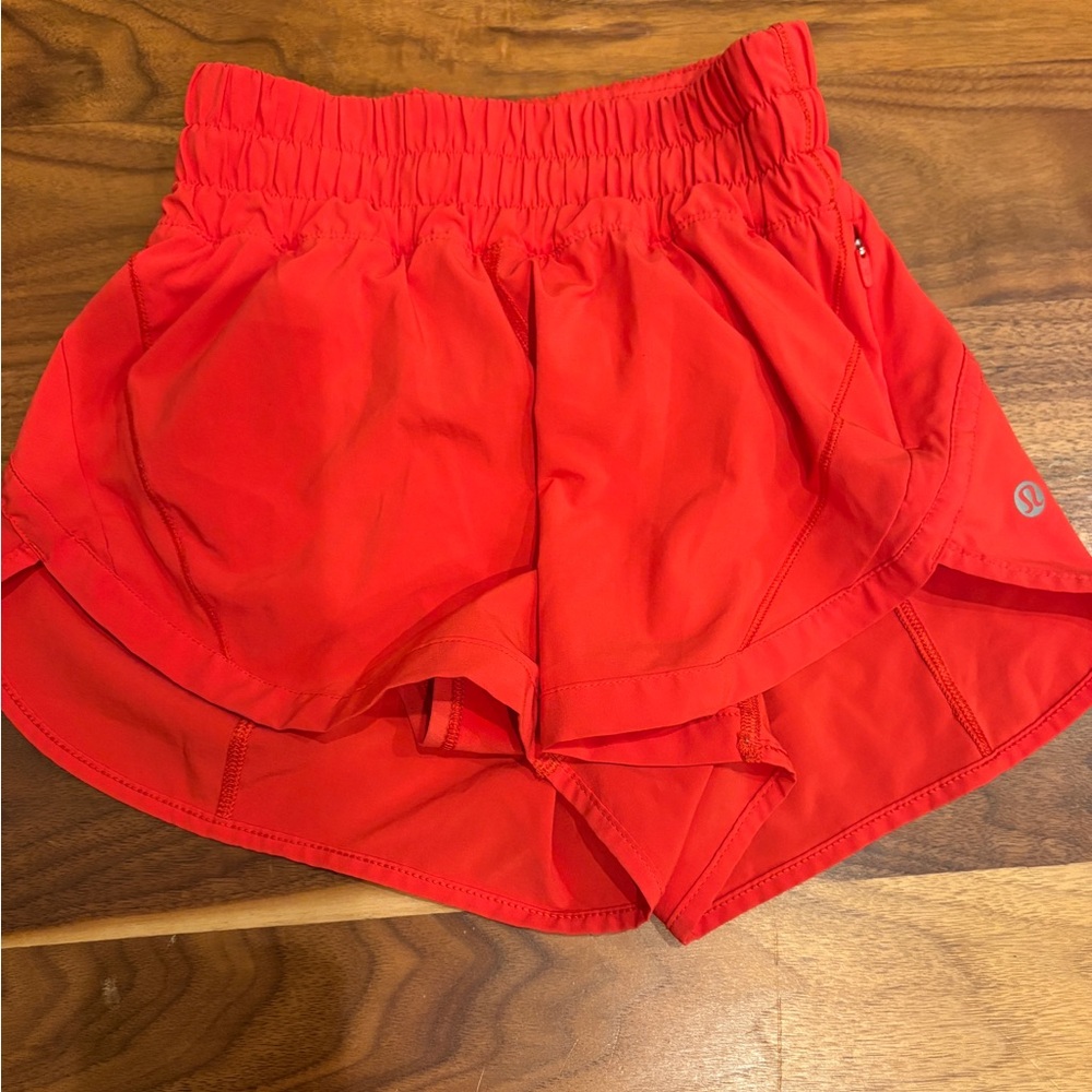 lululemon athletica Women's Bright Red Athletic Shorts
